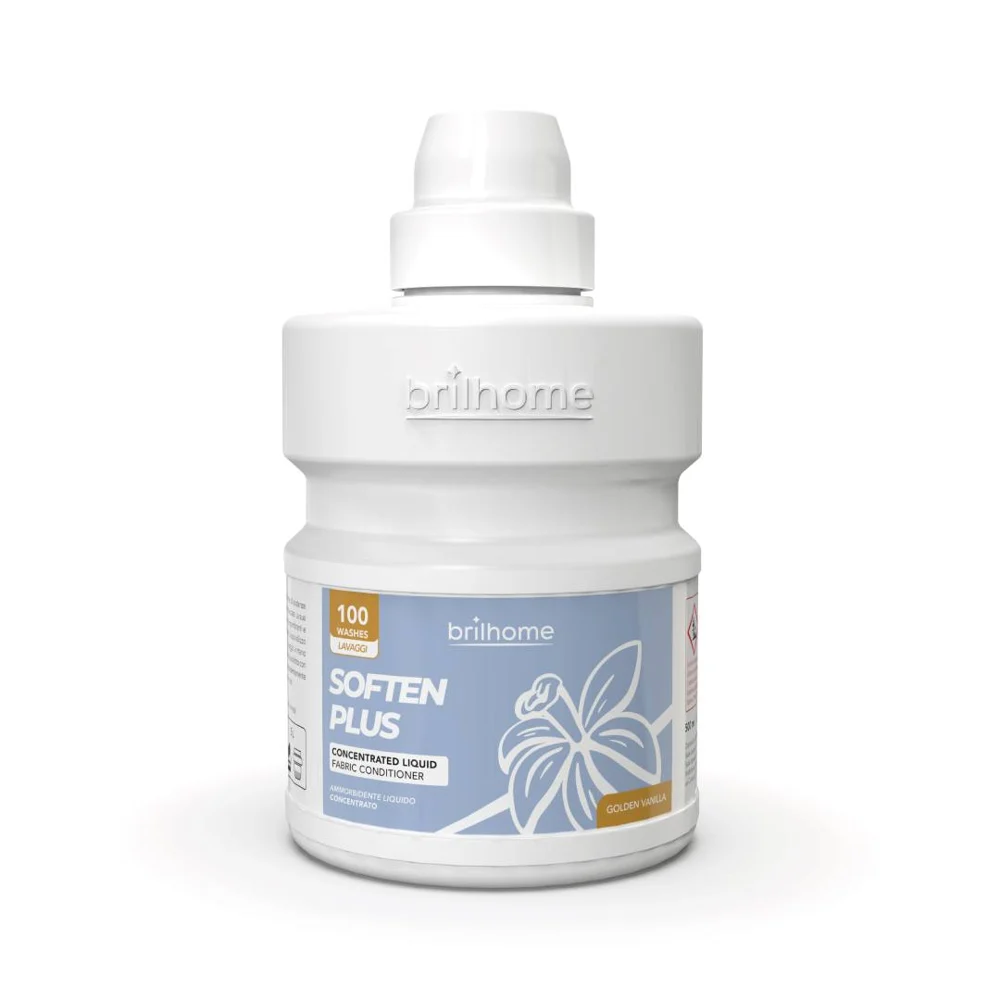 Soften Plus 'Cœur de vanille et fleurs d'or'- Adoucissant liquide concentré ( VEGAN )