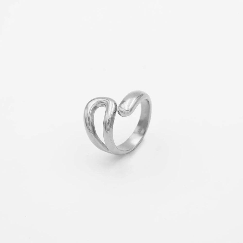 Bague Modern Hug · acier