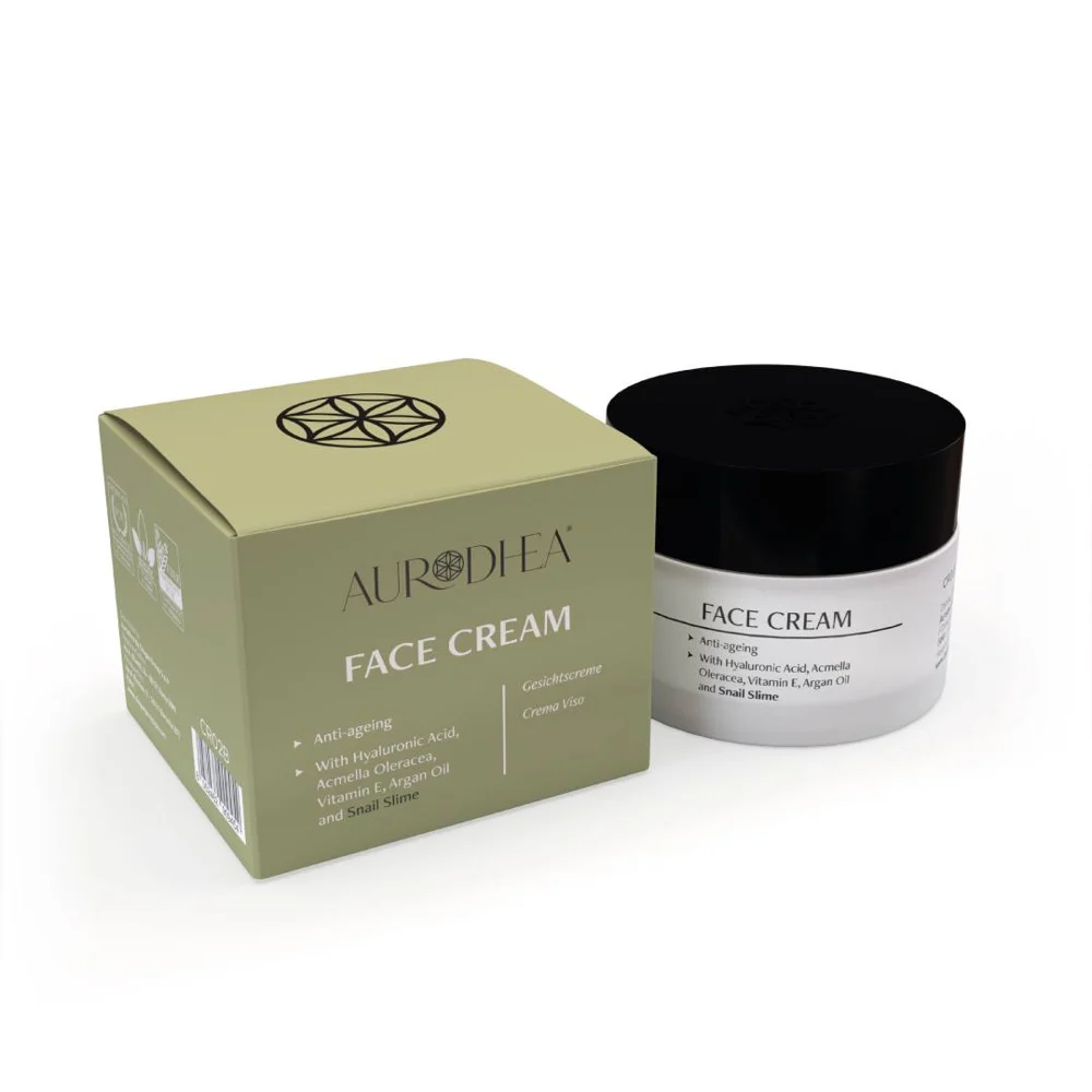 Crème visage anti-âge à la bave d’escargot