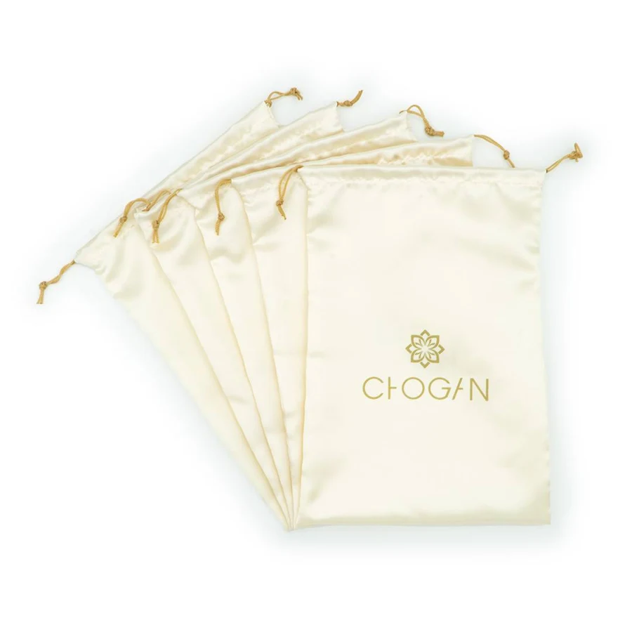 Lot de sachets en tissu pour emballage cadeau